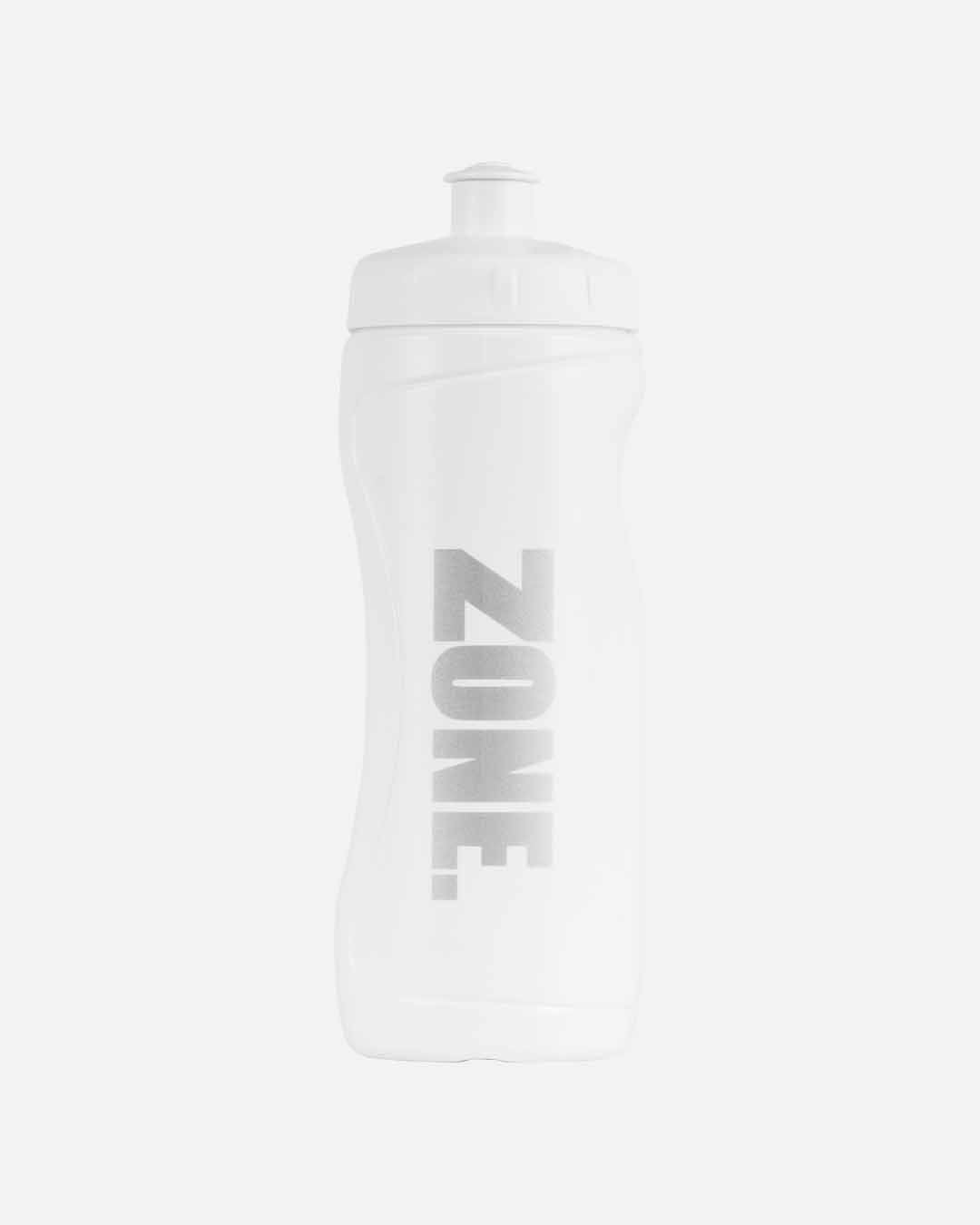 Water bottle RECYCLED 0,6l white/silver-rollover image