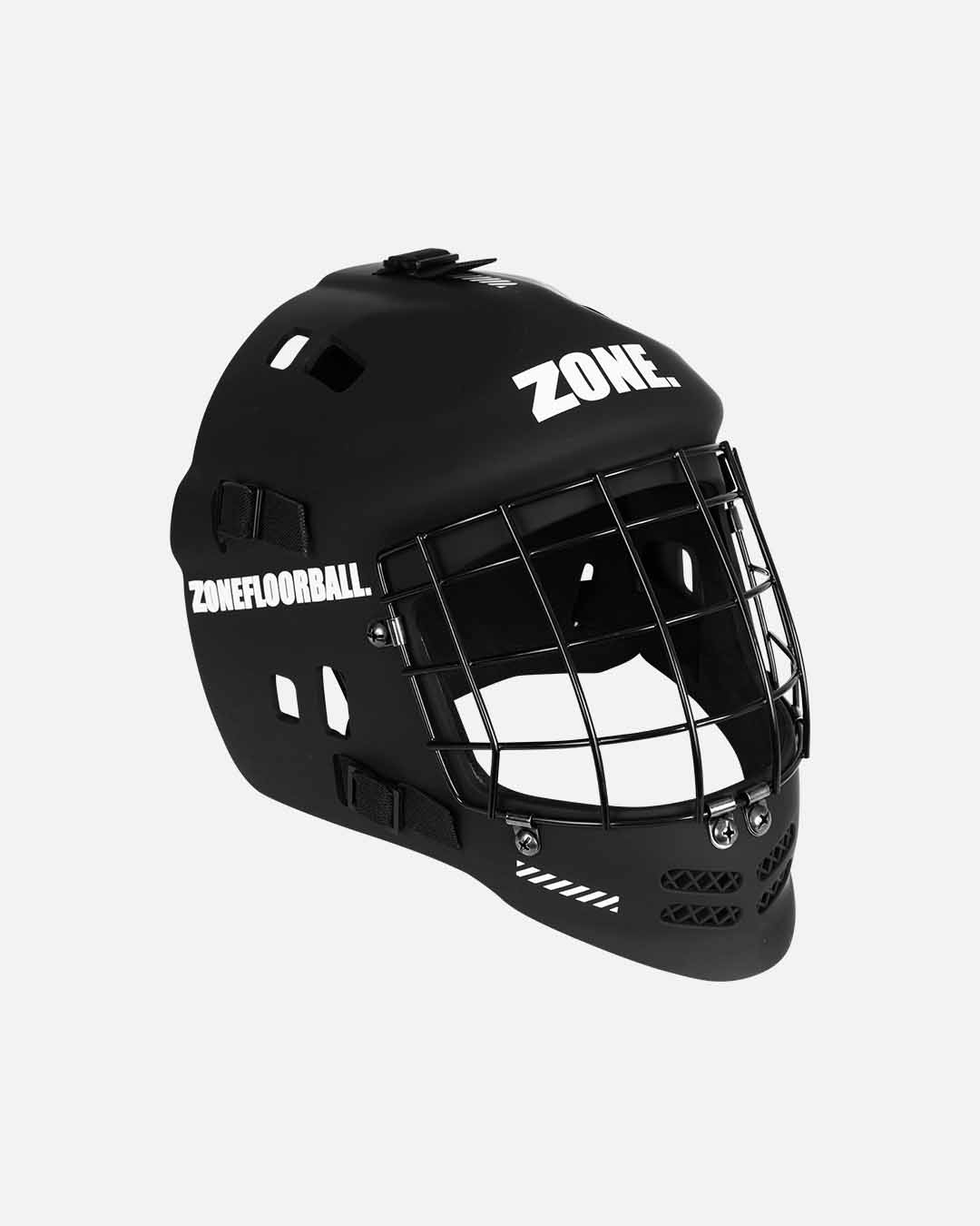 Goalie Mask UPGRADE JR black/silver