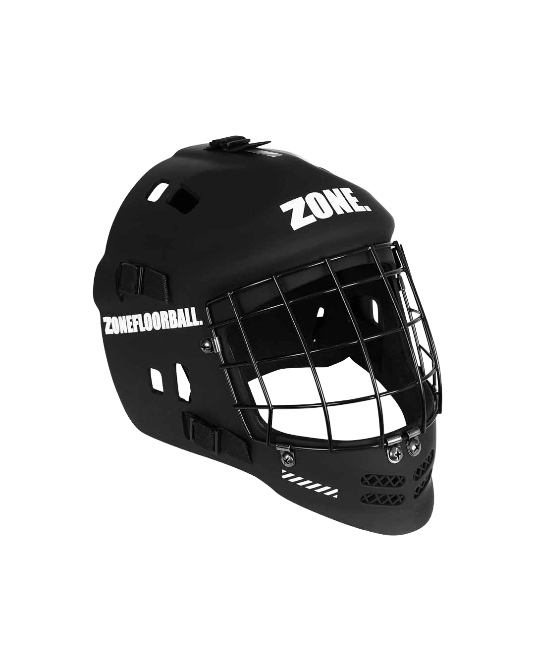 Goalie Mask UPGRADE JR black/silver