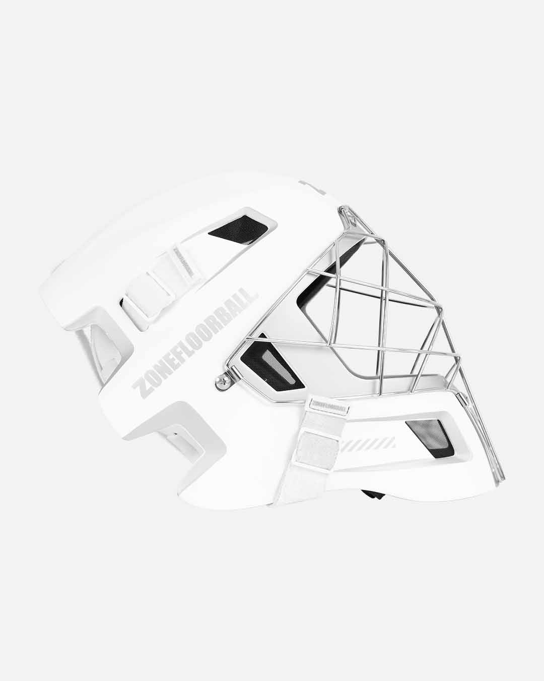 Goalie Mask UPGRADE CAT EYE CAGE white/silver-rollover image