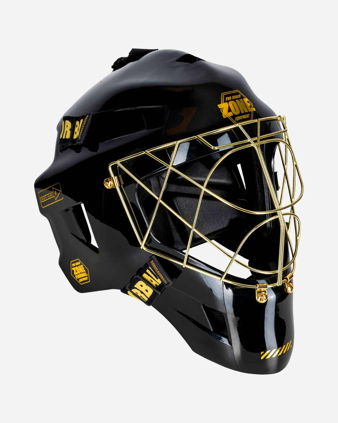 Goalie mask UPGRADE PRO CAT EYE CAGE black/gold