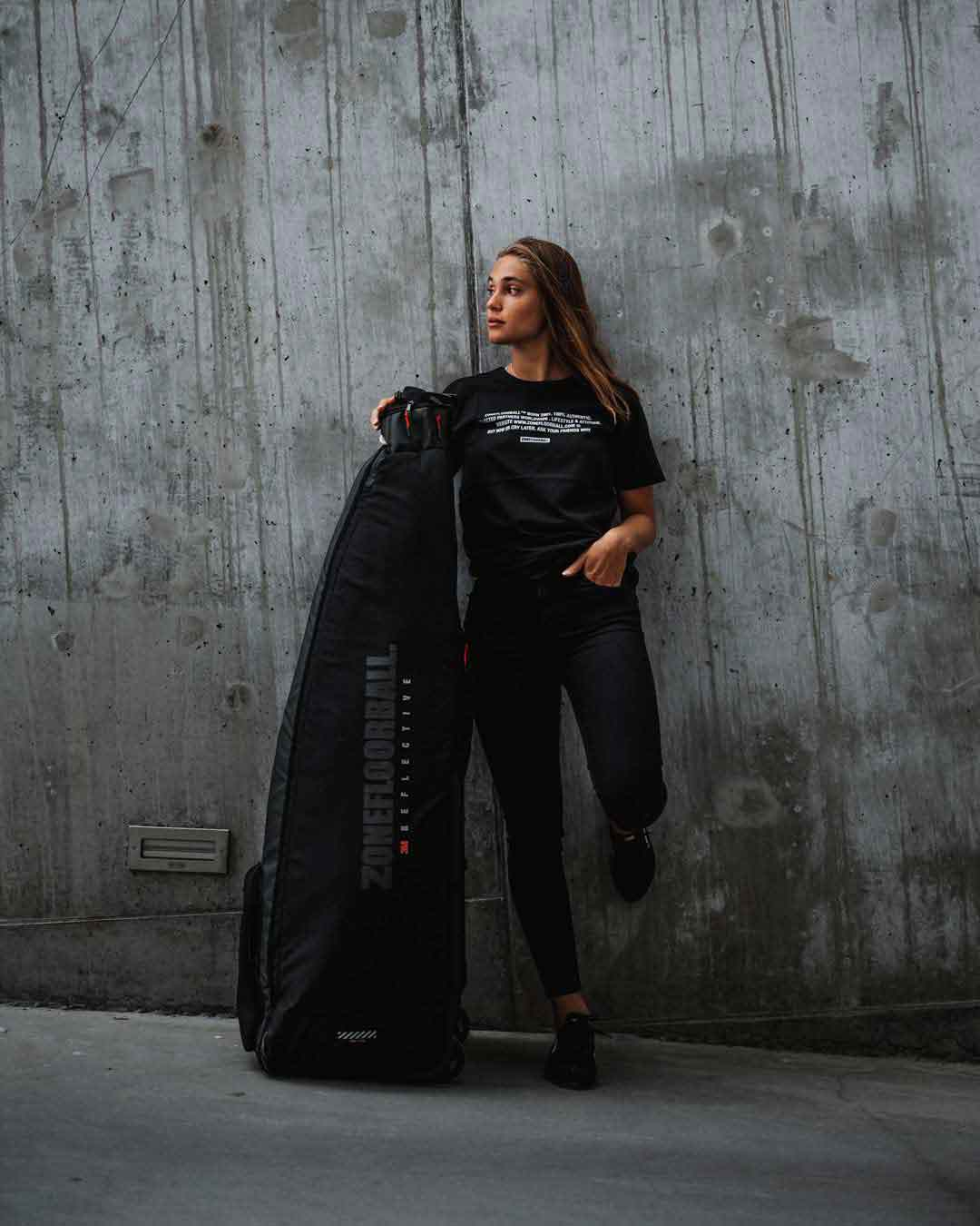 Allbag FIRSTCLASS black/silver/red