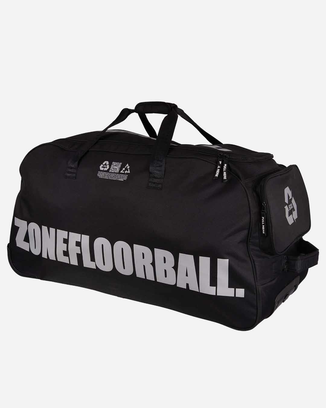 Sport bag FUTURE large w wheels black/silver 120L-rollover image
