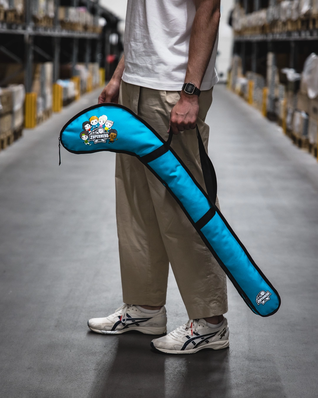 STICK COVER ZUPERHERO BLUE/BLACK
