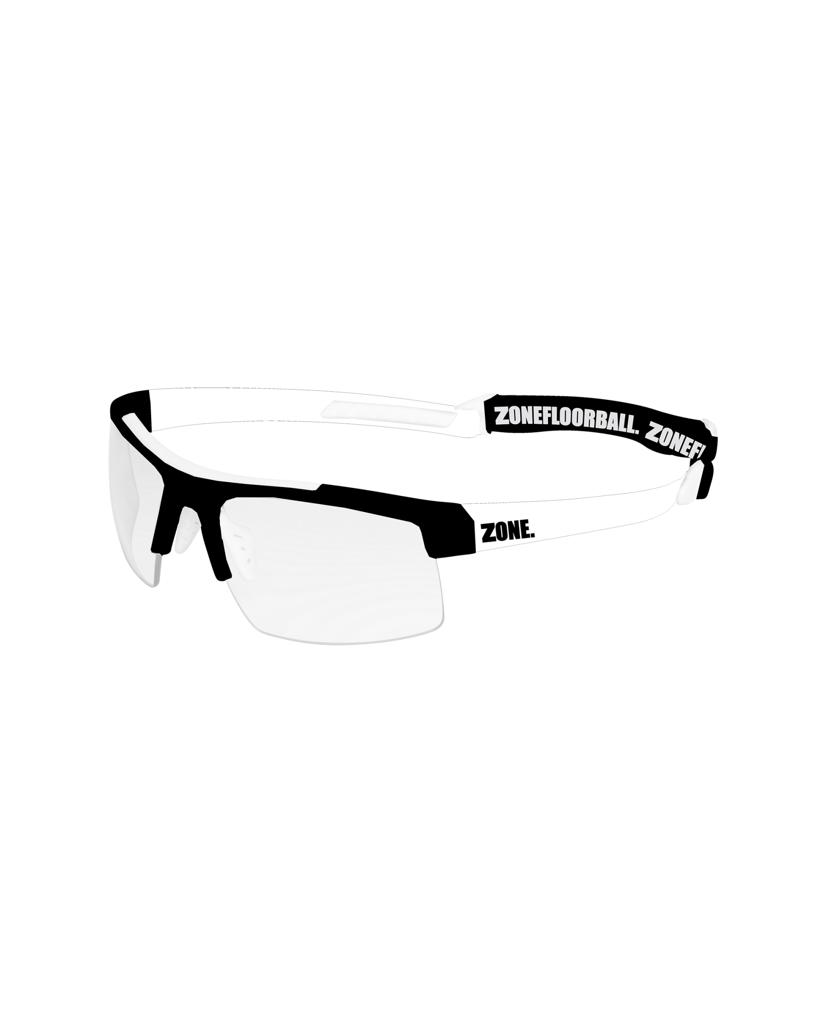 PROTECTOR INTRO SPORT GLASSES JR BLACK/WHITE-rollover image