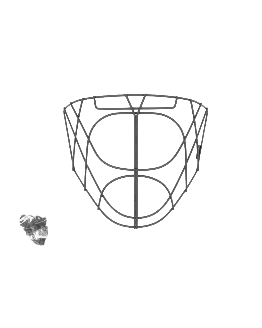 Mask spare part cage PRO black