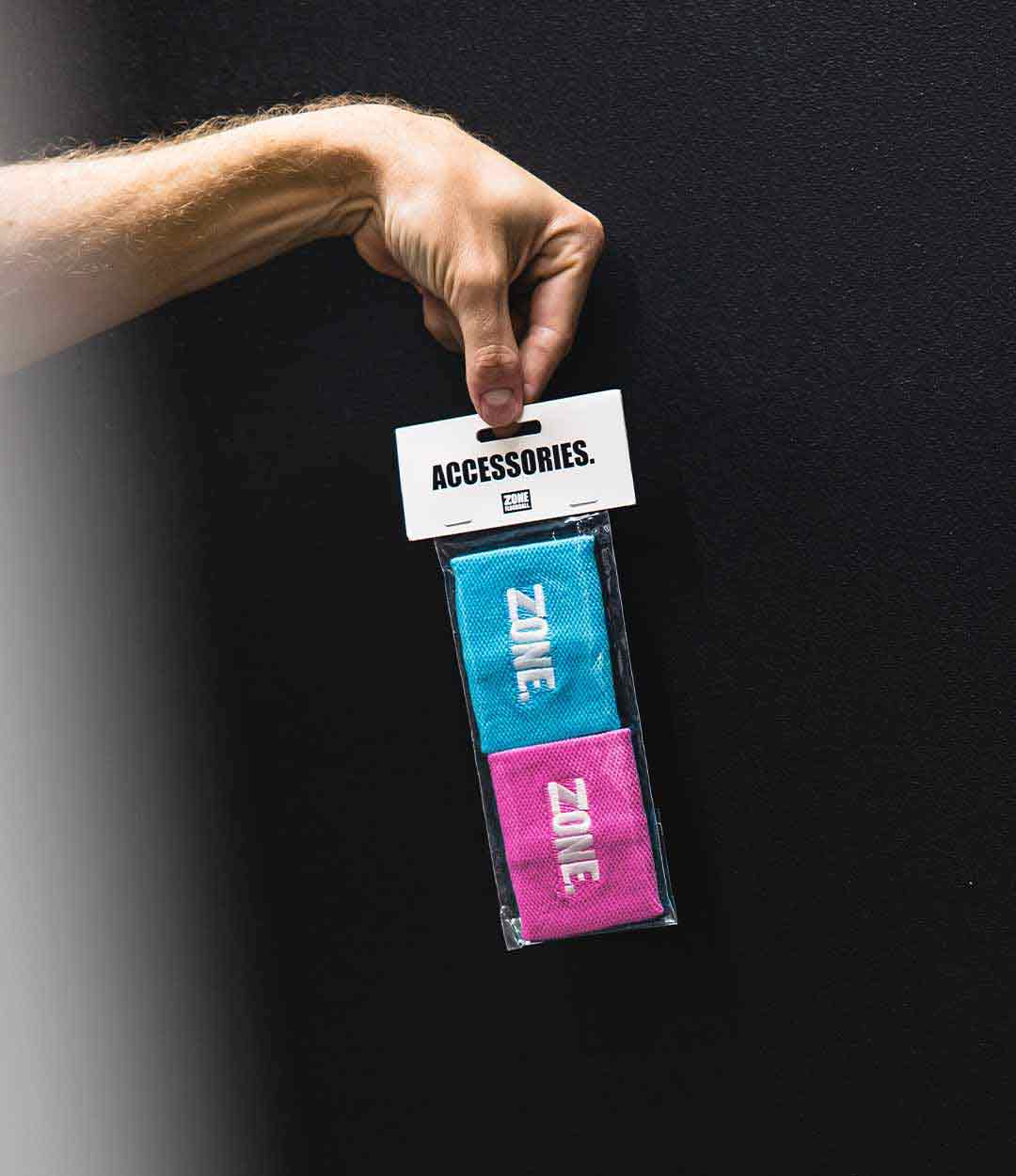 Wristband PRIZM cyan/magenta 2-pack