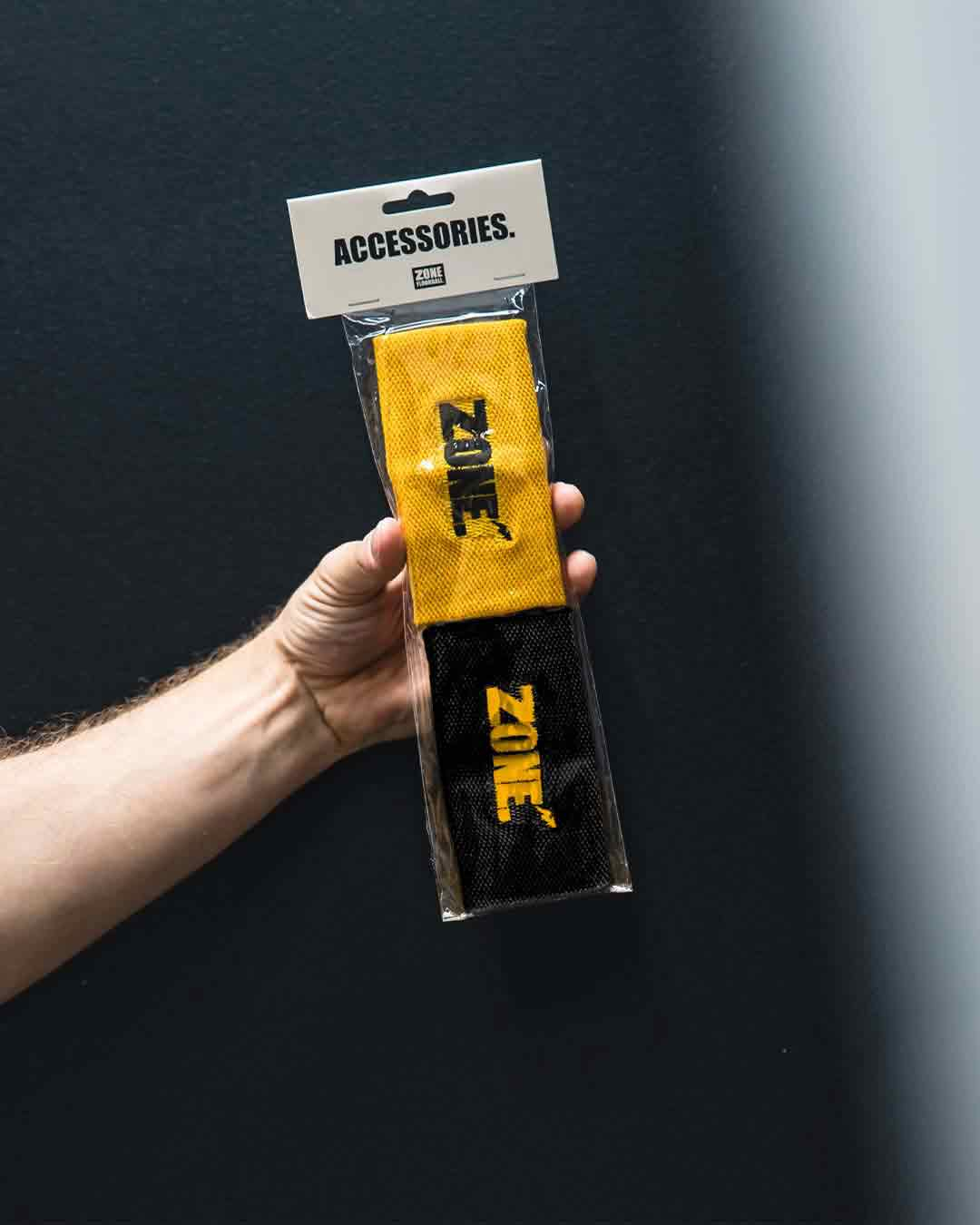 Wristband PRO black/gold 2-pack