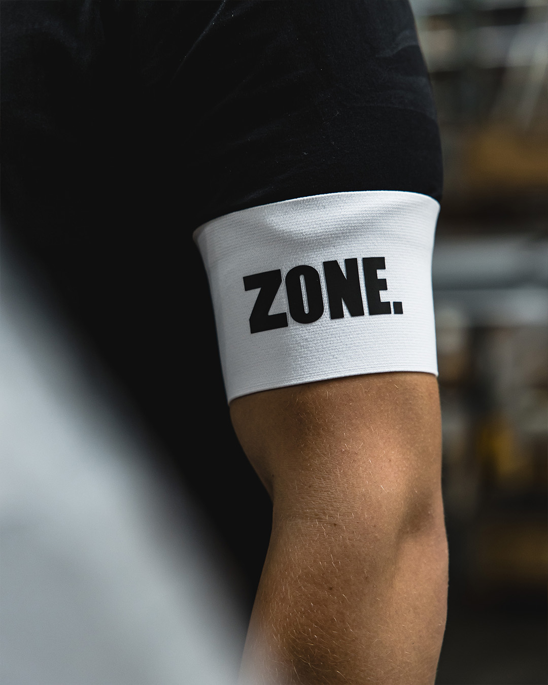 Captains badge ZONE white/black