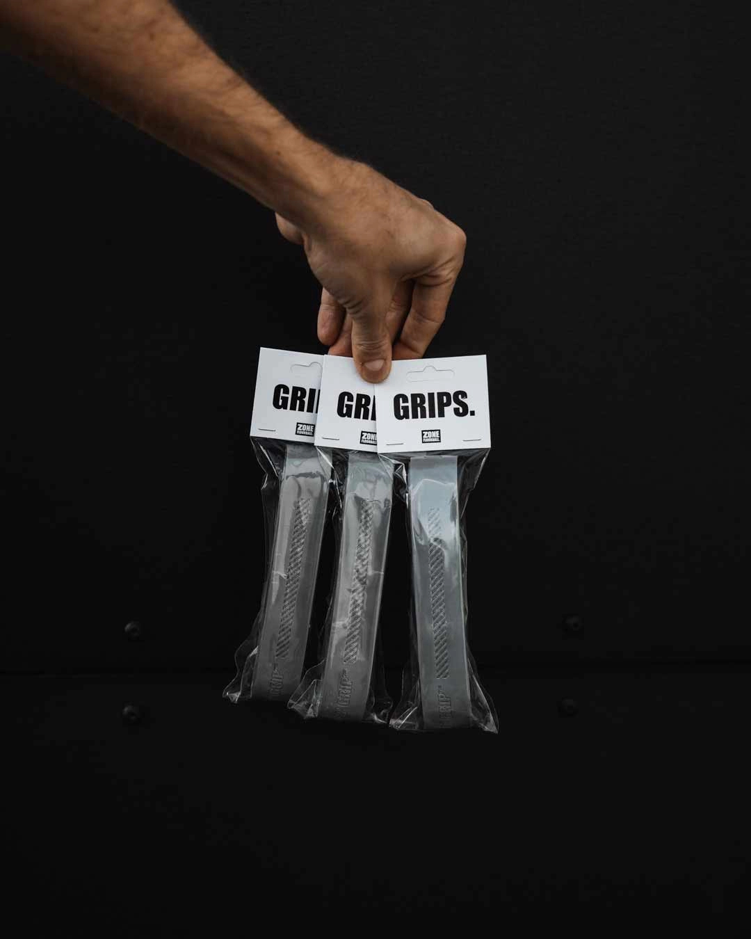 3-PACK Gripband MONSTER2 grey