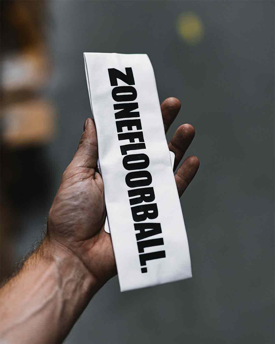 Headband LOGO HUGE Mid white