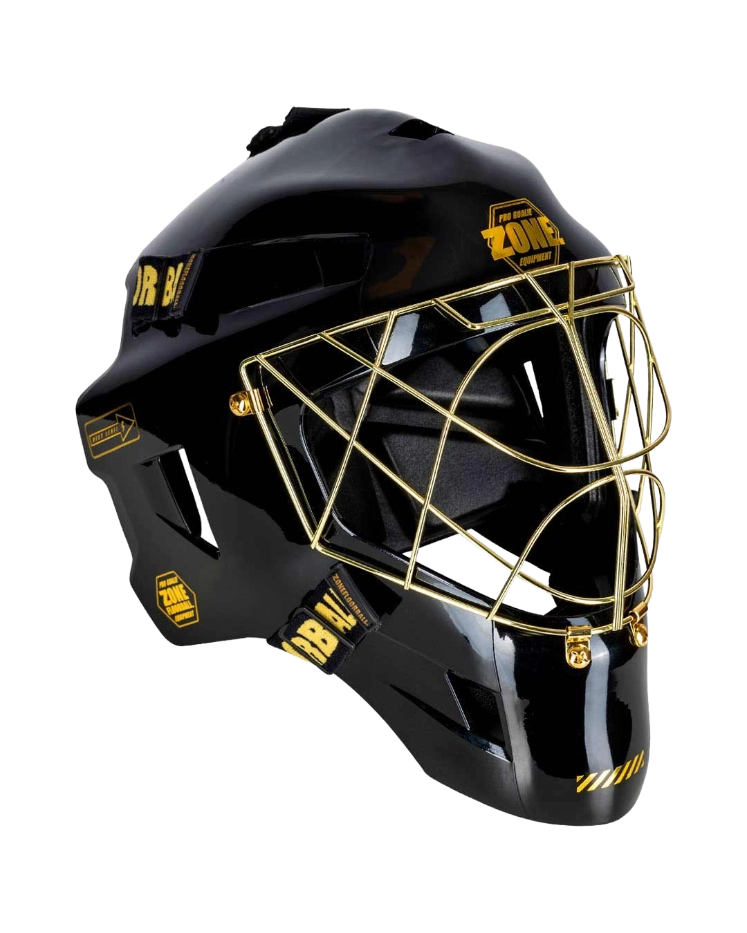 Goalie mask UPGRADE PRO CAT EYE CAGE black/gold