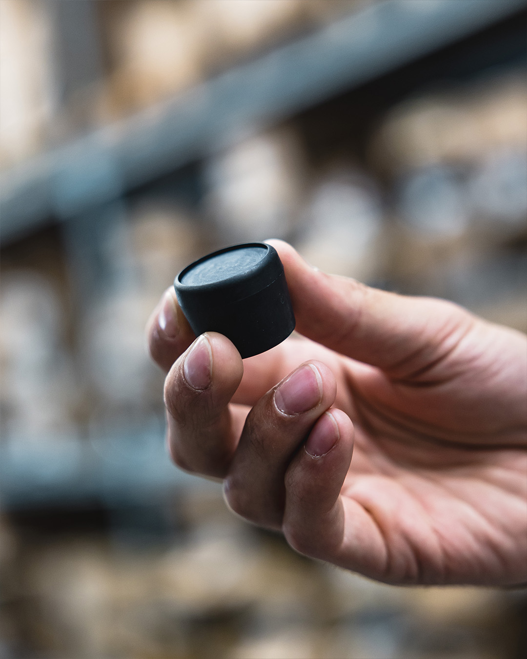 End cap ZONE black 25.2 mm