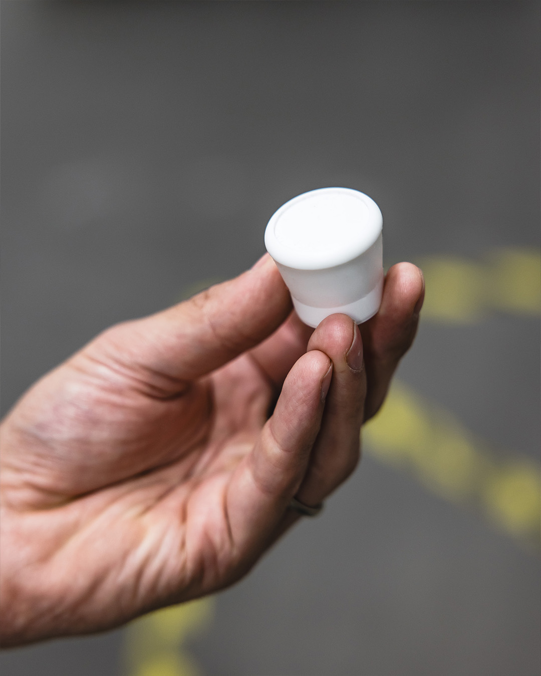 End cap ZONE white 25.2 mm