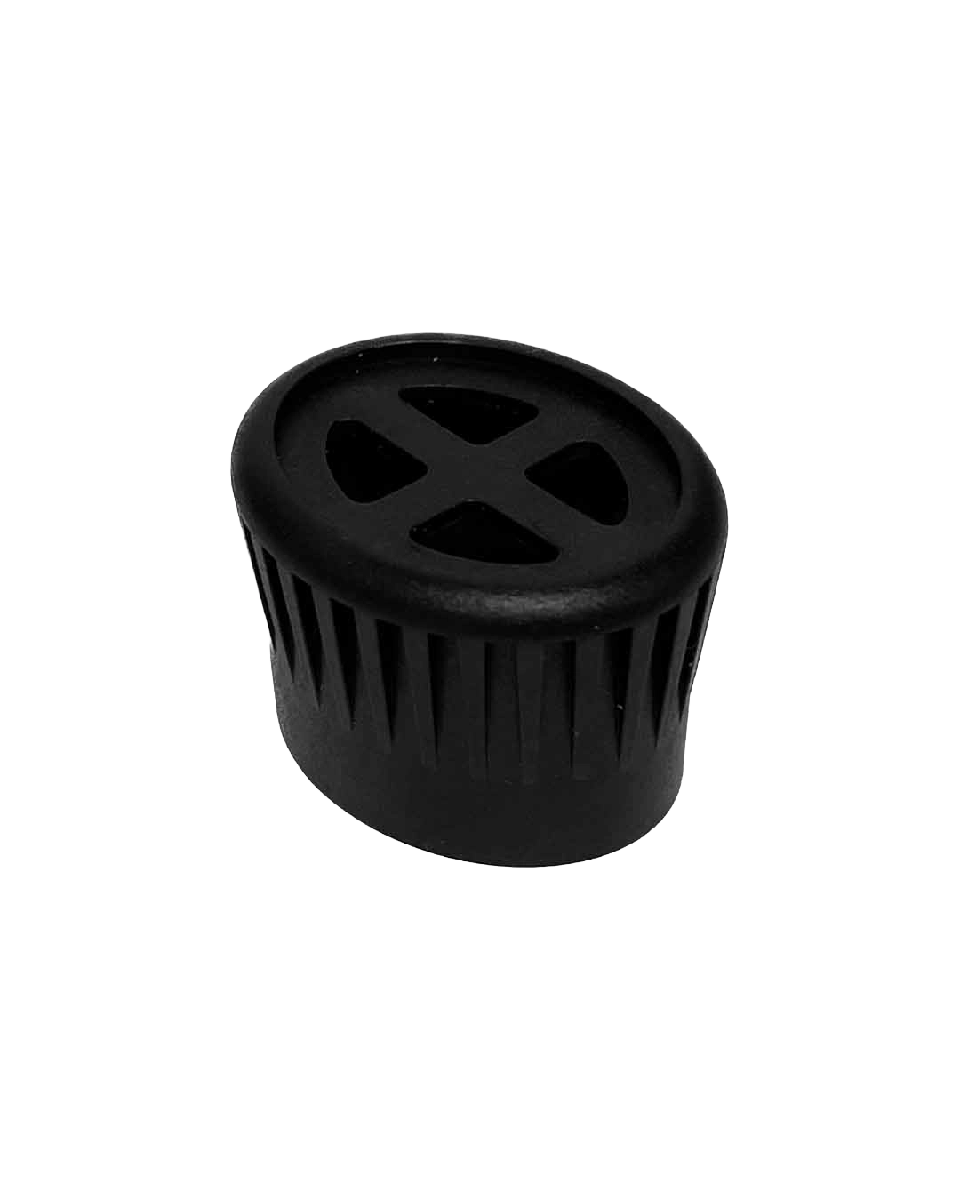 END CAP OVAL BLACK 20.7 X 26.0MM-rollover image