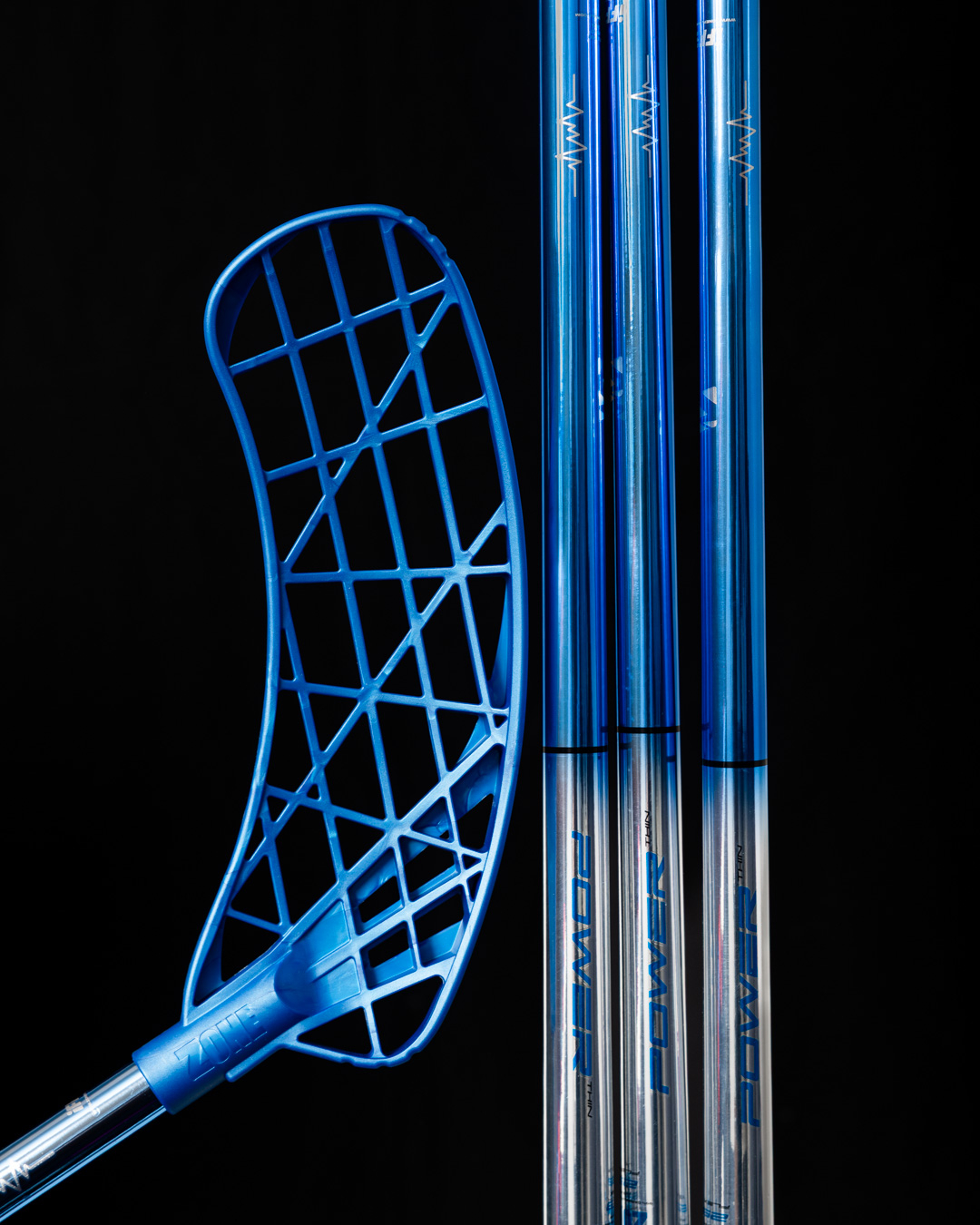 STICK AIR/TWO POWER 27 THIN CHROME/BLUE